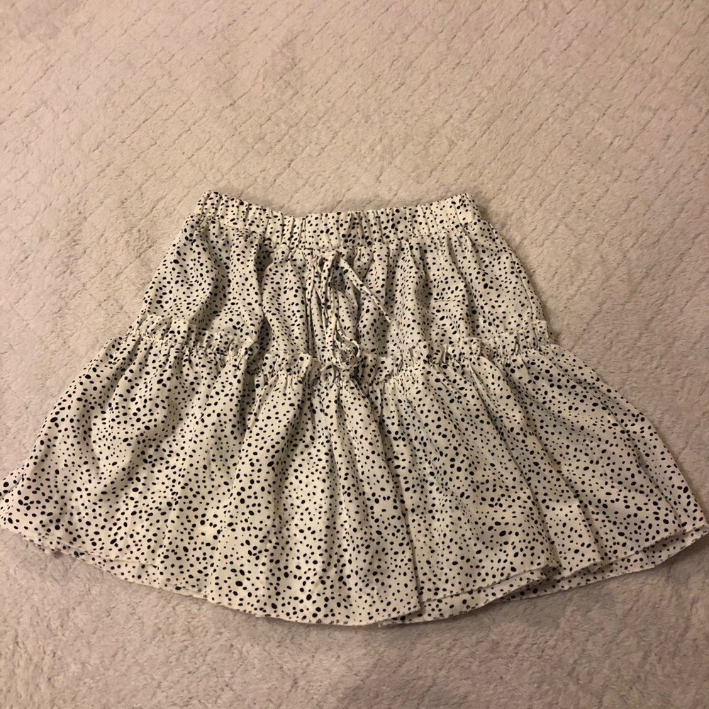 Polka Dot Flowy Skirt NWOT
